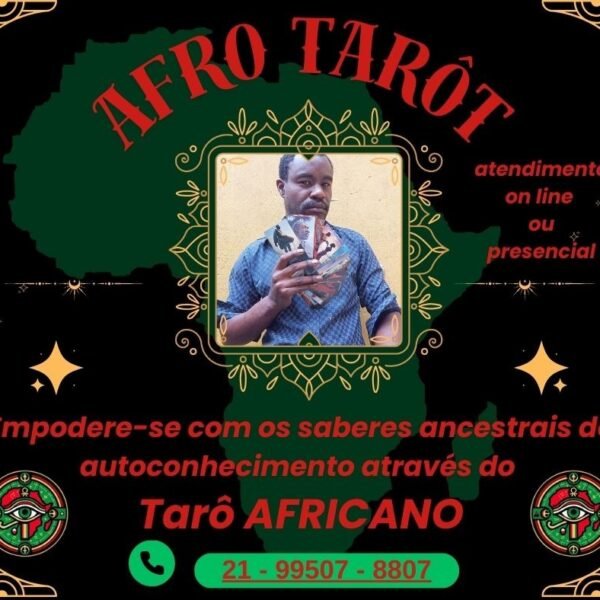 “Transforme Sua Vida Através do Tarô Africano.”