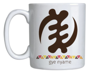 Caneca Adinkra - Gye Nyame - 350mL - Loja Axé